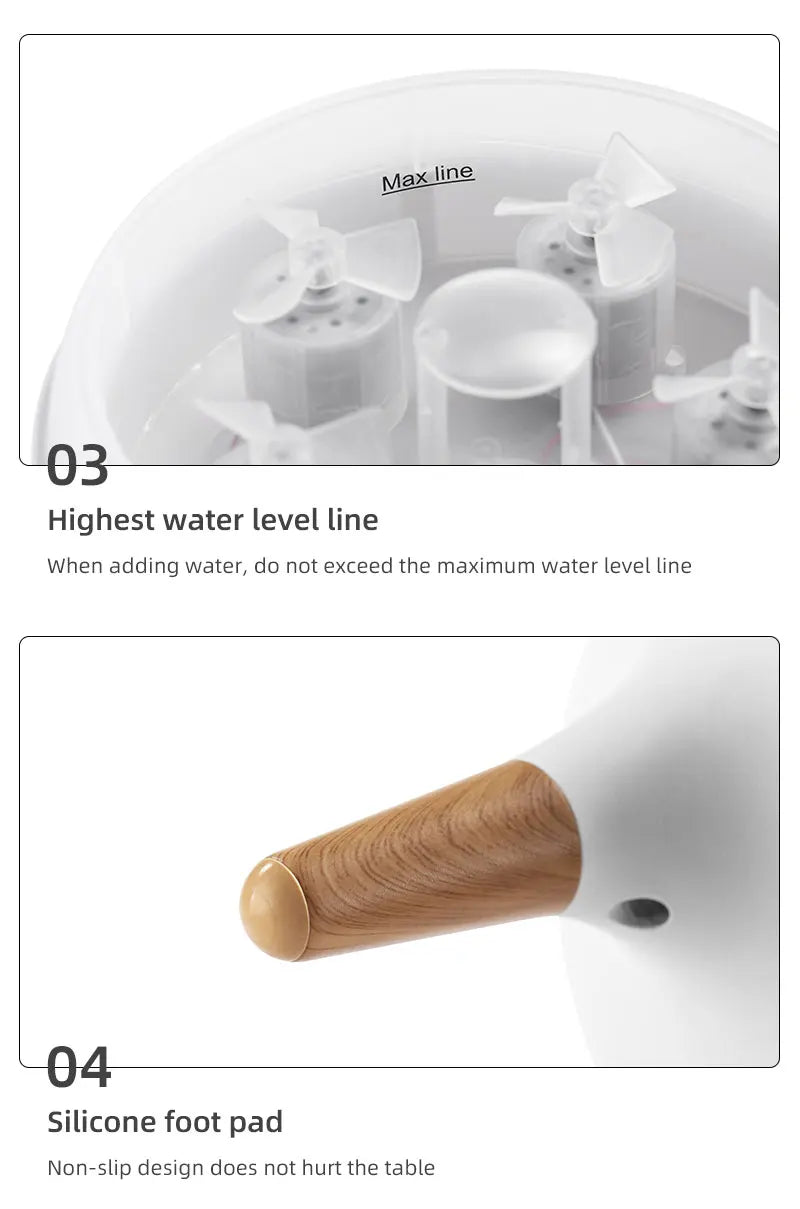 Jellyfish Aroma Humidifier Aromatherapy Diffuser 250ml Ultrasonic Essential Oil Diffuser Remote Control Mist Humidifier for Home