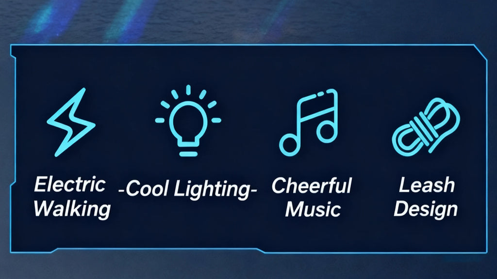 Cute Toy Dog With Cool Features: Bright Projection Lights, Lovely Sound Effects, Flexible Crawling Movement—Brings Joy To Kids,