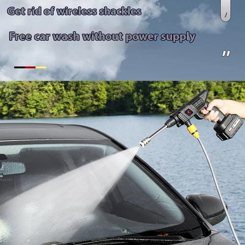21v Cordless High Pressure Car Washer Spray Water Gun 30000mah Battery Foam Generator Car Washing Machine For Home ﻿
