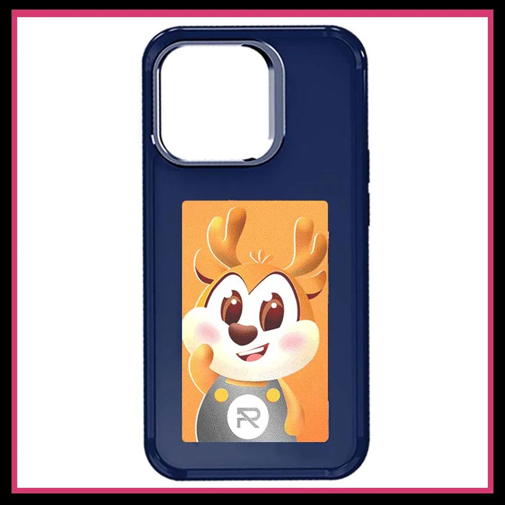 NFC Function DIY E-ink Screen Phone Case Suitable For IPhone 16 15 14 13 Pro Max Wireless Transmission 3.7-inch Photo Phone Case